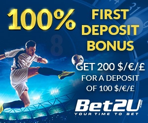 Bet2u bonus