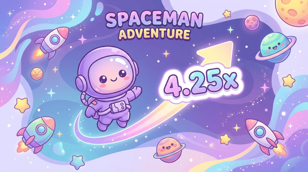 Spaceman crash game Pragmatic Play con astronauta viola e moltiplicatore 4.25x nello spazio Spaceman crash game Pragmatic Play con astronauta viola e moltiplicatore 4.25x nello spazio