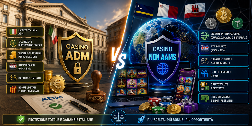 casino adm vs casino non aams al confronto casino adm vs casino non aams confronto
