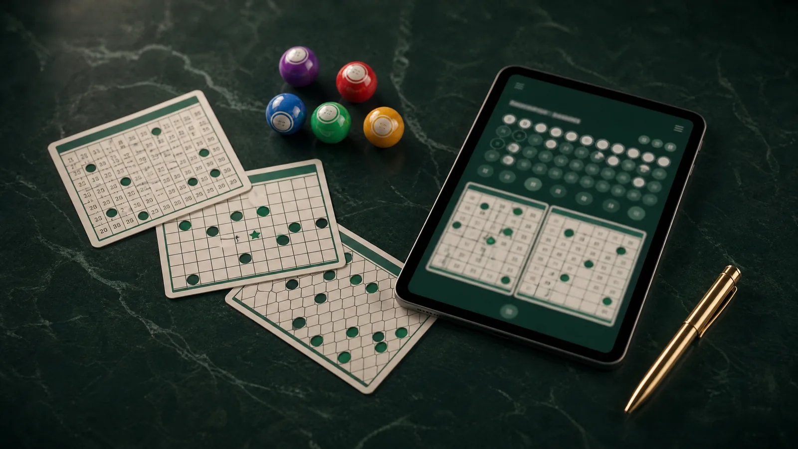 Cartelle e palline per confrontare le varianti del Bingo online
